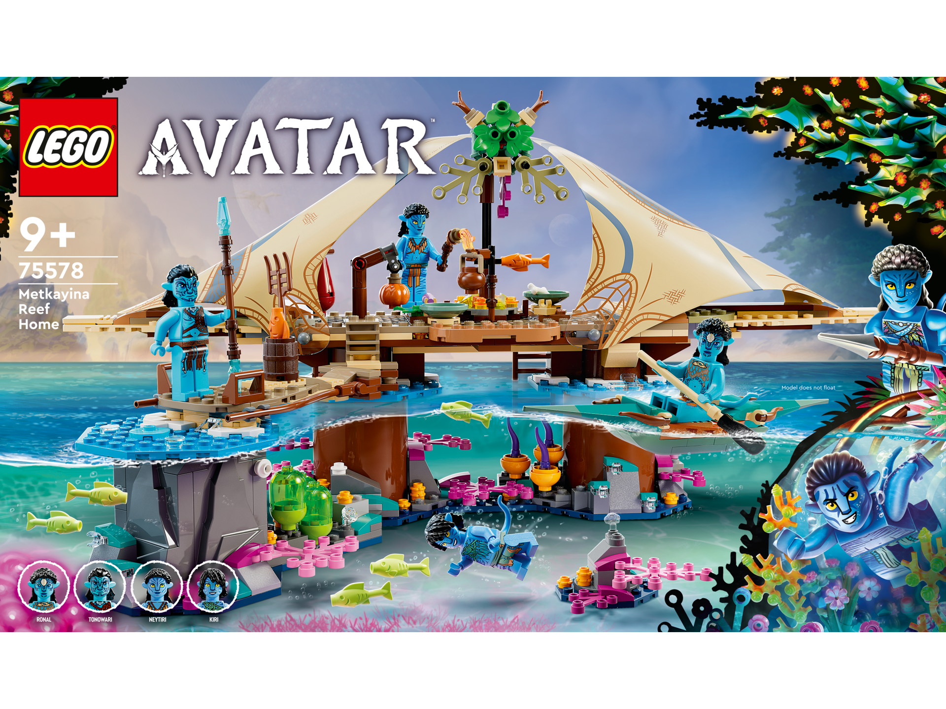 LEGO® Avatar - Casa Metkayina in recif 75578, 528 piese