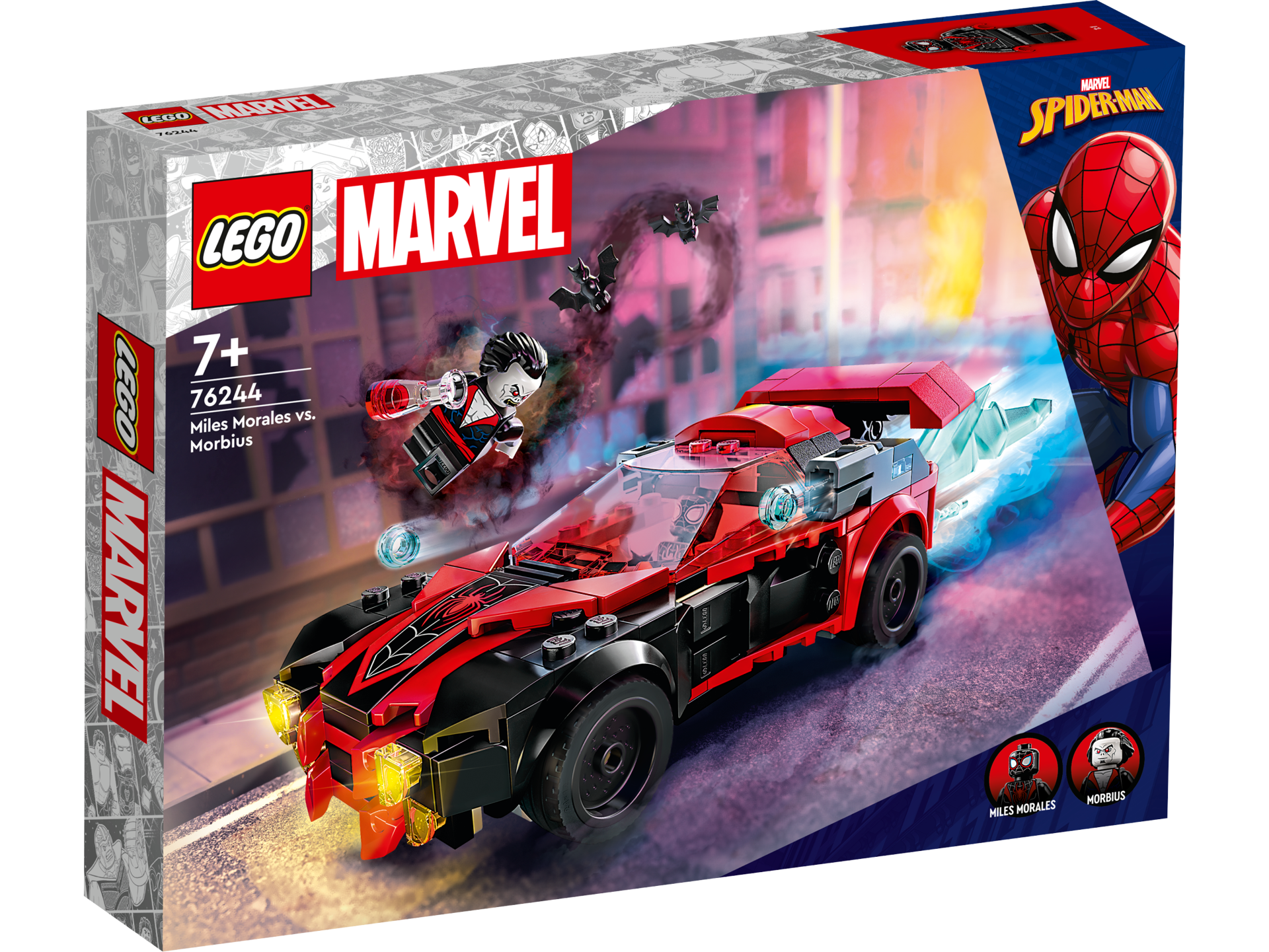 LEGO® Super Heroes - Miles Morales vs. Morbius 76244, 220 piese