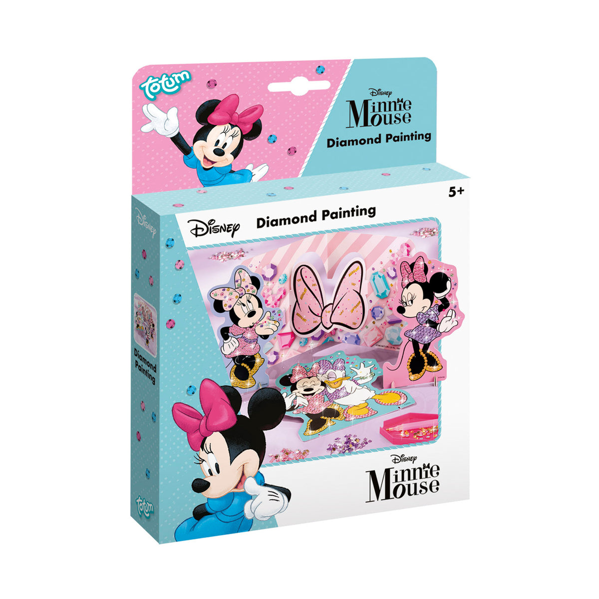 Set tapiserie cu diamante, Totum, Minnie Mouse, 3 piese