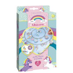 Set bratari bricolaj, Totum, Unicorn, 20 bucati