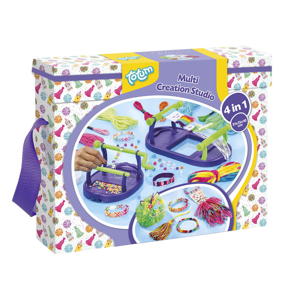 Set confectionare bijuterii Totum, 4in1, +6 ani, Multicolor