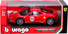 Macheta Bburago Ferrari 458 Challenge 1:24, rosu