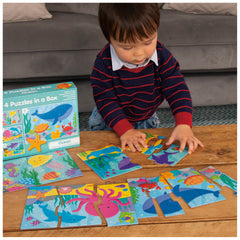 Set puzzle 4 in 1 Galt, Ocean, 2,3,4,5 piese, 1005452