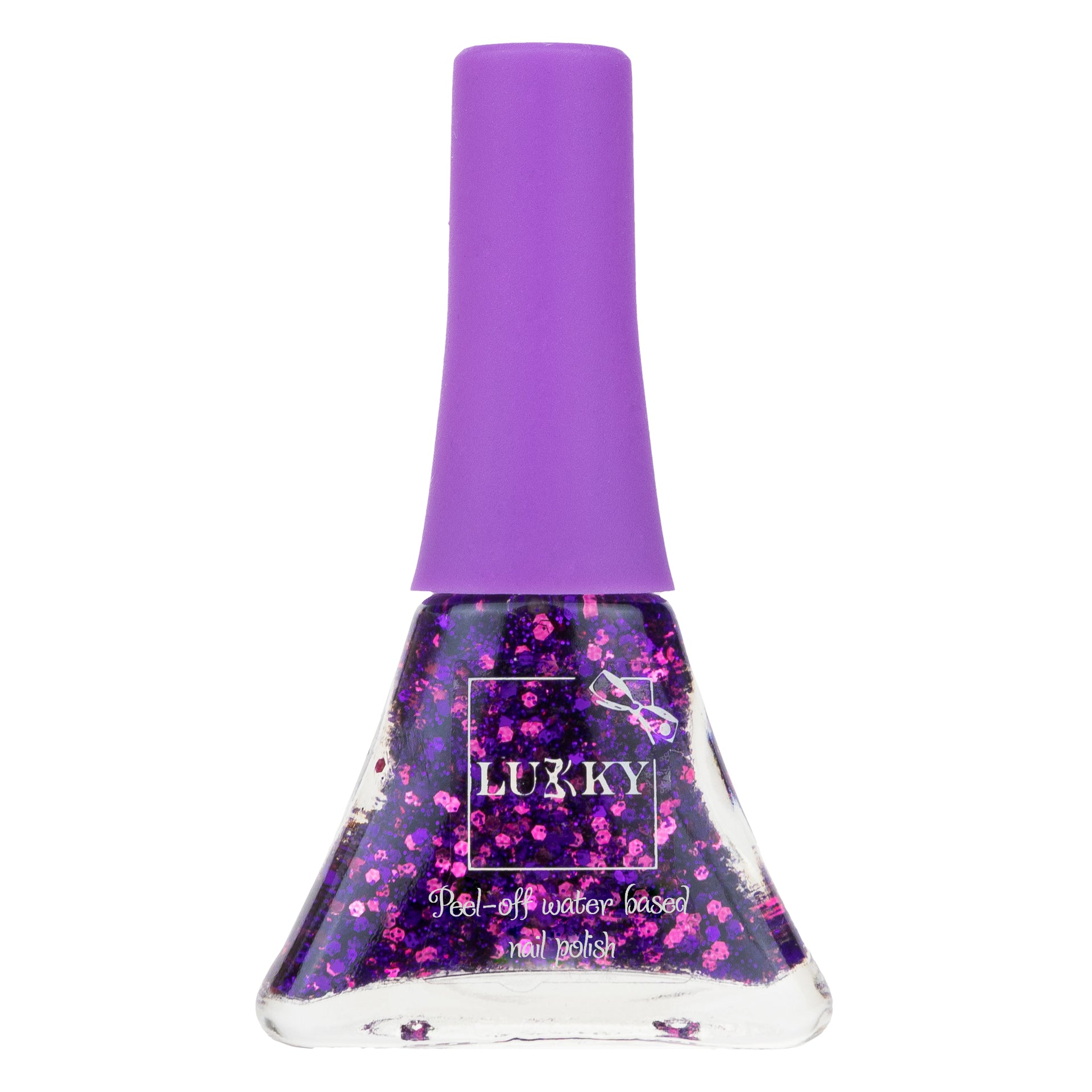 Oja pentru copii Lukky cu confetti Purple LKYT14132