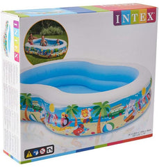 Piscina gonflabila Intex - Swim Center™, Seashore, 262 x 160 x 46 cm, IX56490