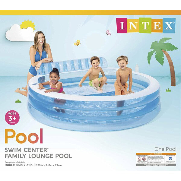 Piscina gonflabila Intex - Swim Center™, Family Lounge, 229 x 218 x 79 cm, IX57190