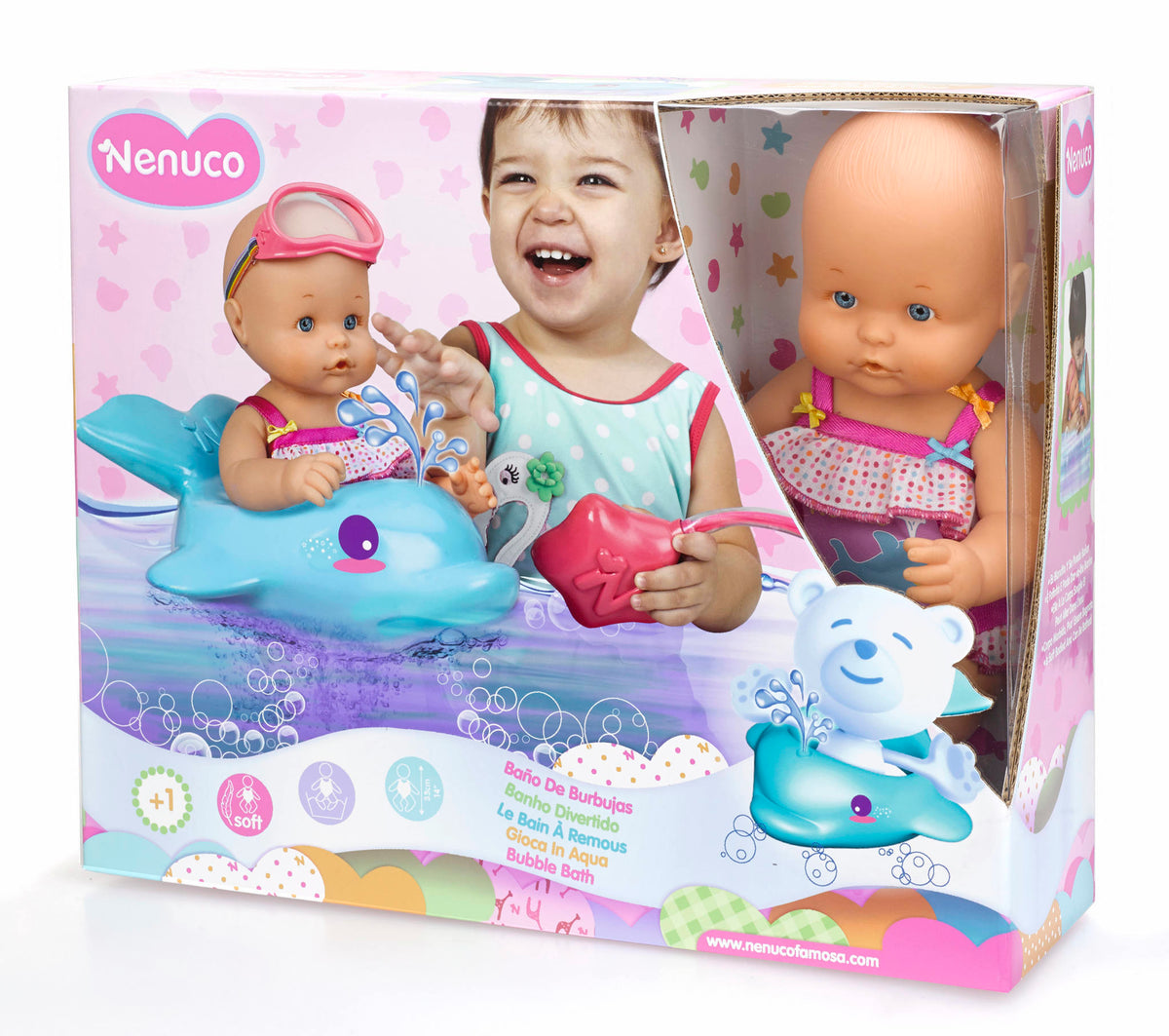 Papusa bebelus Nenuco la baita cu spuma, FA 11335