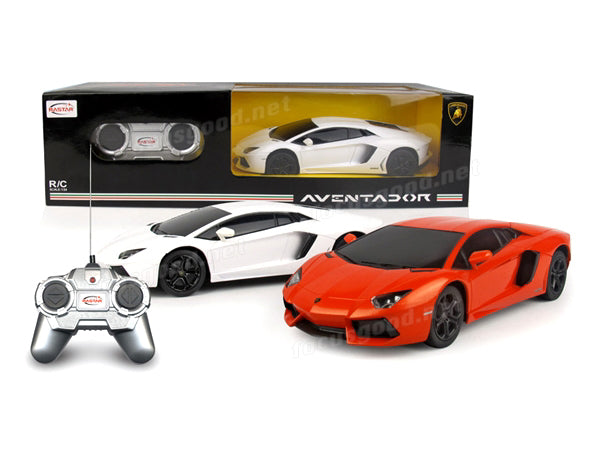 Masina cu telecomanda R/C 1:24 Aventador LP700, Rastar Alb 46300