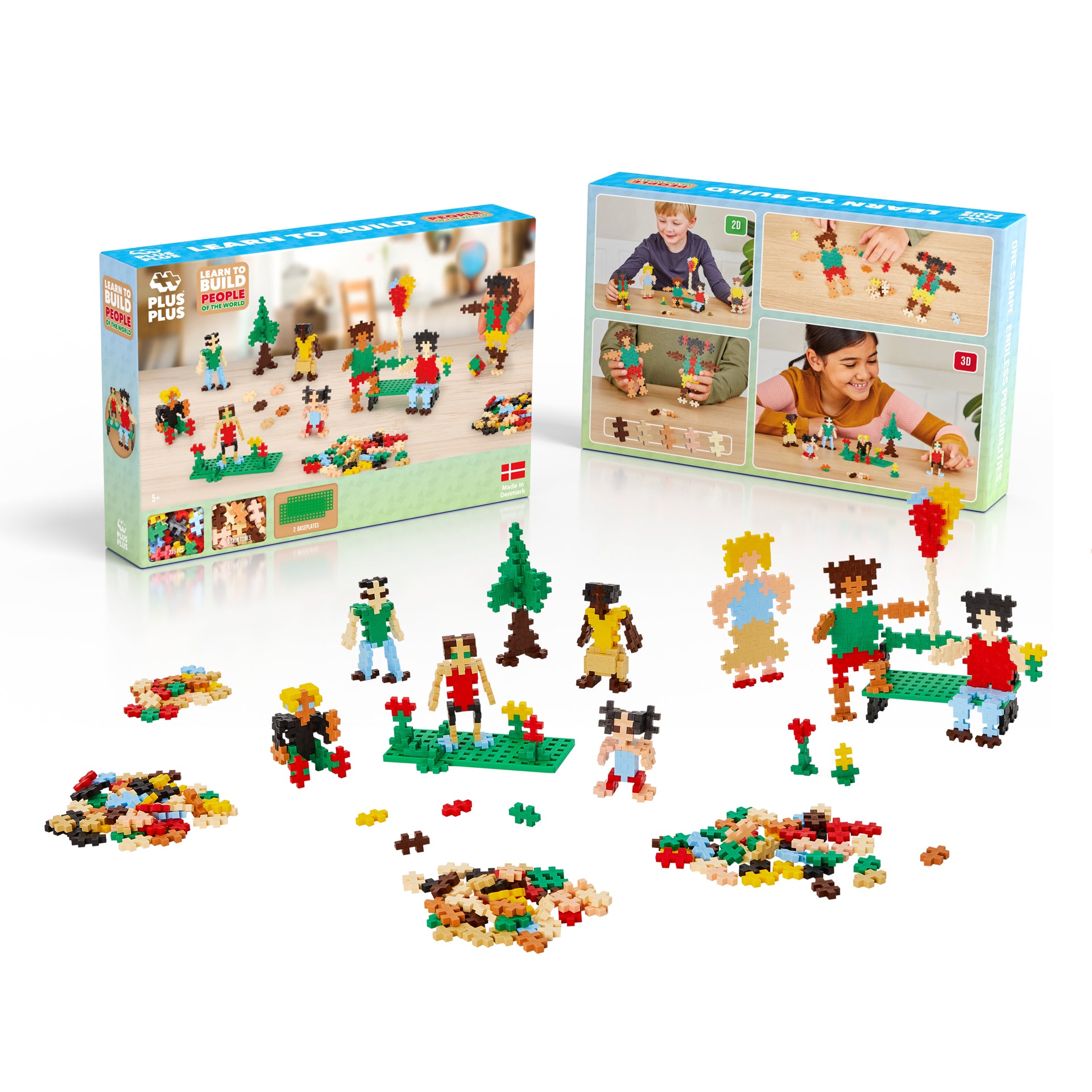 Puzzle Plus Plus Invata sa construiesti oamenii Lumii 275 piese 3933