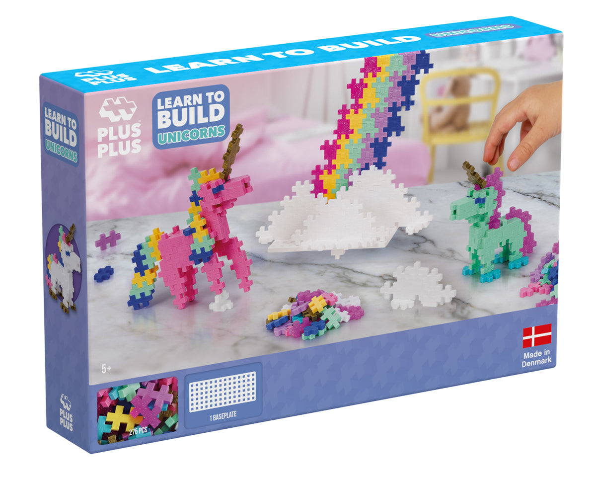 Puzzle Plus Plus Invata sa construiesti Unicorn 275 piese 3908