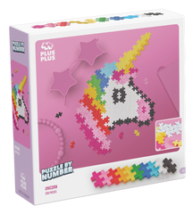 Puzzle cu numere Plus Plus Unicorn 250 piese 3929