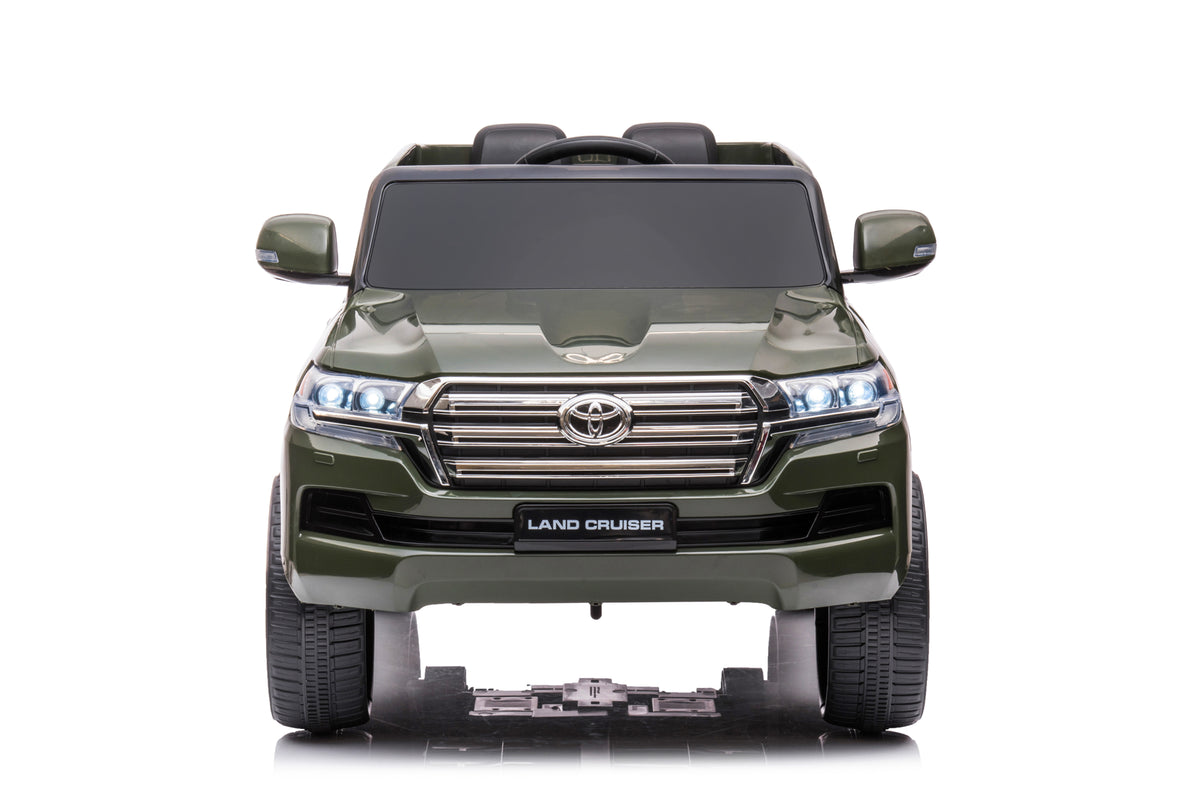 Masina electrica cu telecomanda pentru copii, Toyota Land Cruiser, AIMJJ2022, verde