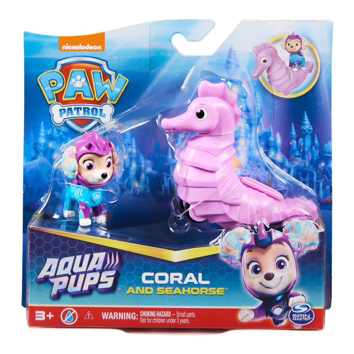 Eroii salvatori Paw patrol Aqua, 20139320, Coral si Seahorse