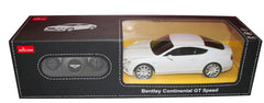 Masina cu telecomanda RASTAR 1/24 Bentely Continental GT Speed Alb 48600