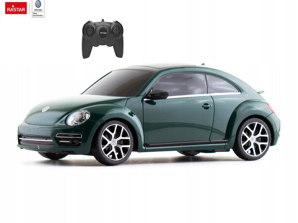 Masina cu telecomanda RASTAR 1/24 Volkswagen Beetle Verde inchis 76200-V