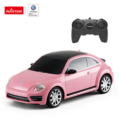 Masina cu telecomanda RASTAR 1/24 Volkswagen Beetle Roz 76200-R