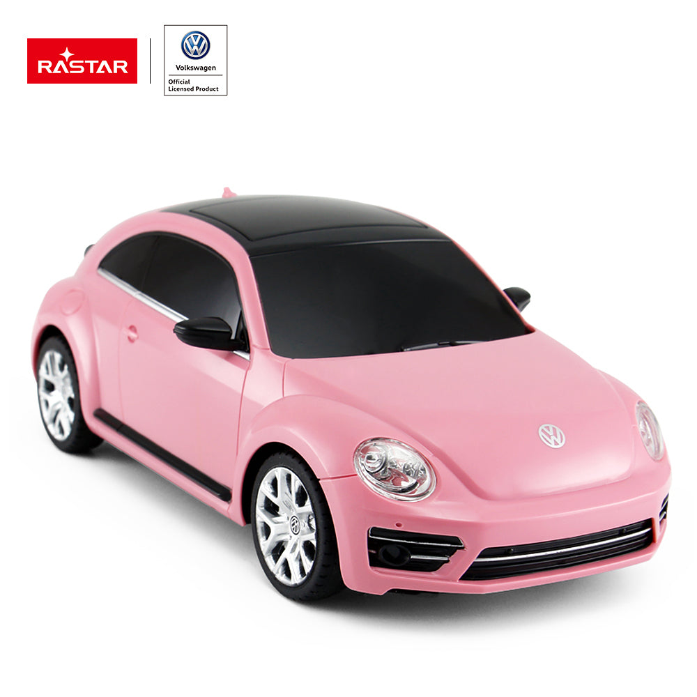 Masina cu telecomanda RASTAR 1/24 Volkswagen Beetle Roz 76200-R