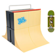 Set mini skateboard cu rampa, Tech Deck Xconnect, Big Vert Wall, 20139395