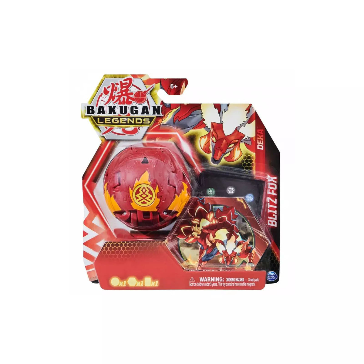 Figurina Bakugan Legends Deka, Blitz Fox, 20140294