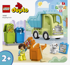 LEGO® DUPLO - Camion de reciclare 10987, 15 piese