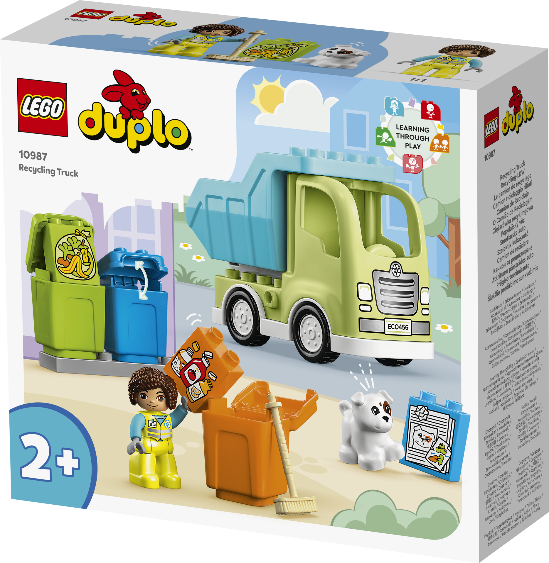 LEGO® DUPLO - Camion de reciclare 10987, 15 piese