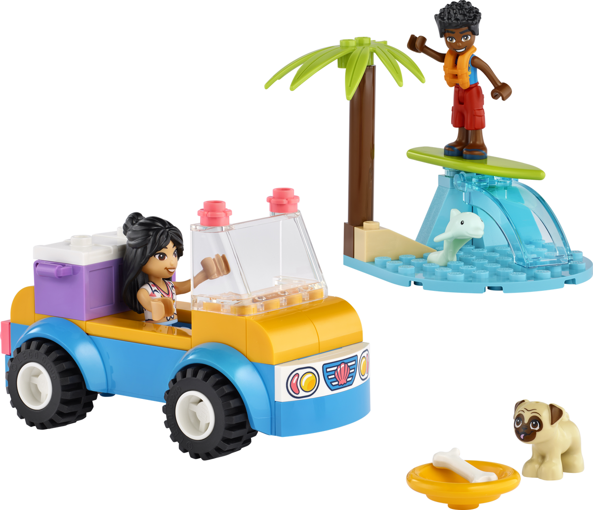 LEGO® Friends - Distractie pe plaja in buggy 41725, 61 piese