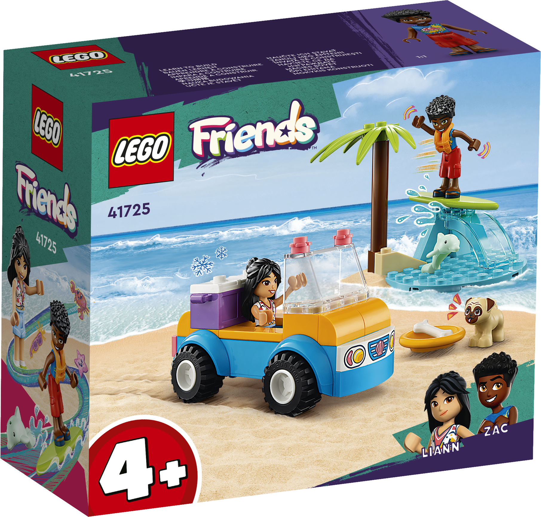 LEGO® Friends - Distractie pe plaja in buggy 41725, 61 piese