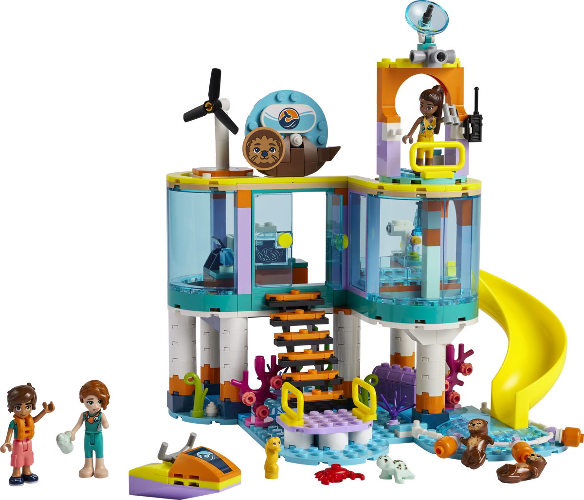 LEGO® Friends - Centru de salvare pe mare 41736, 376 piese