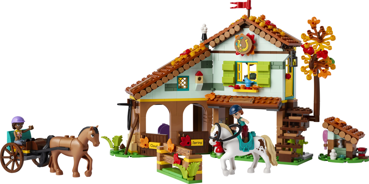 LEGO® Friends - Grajdul pentru cai al lui Autumn 41745, 545 piese