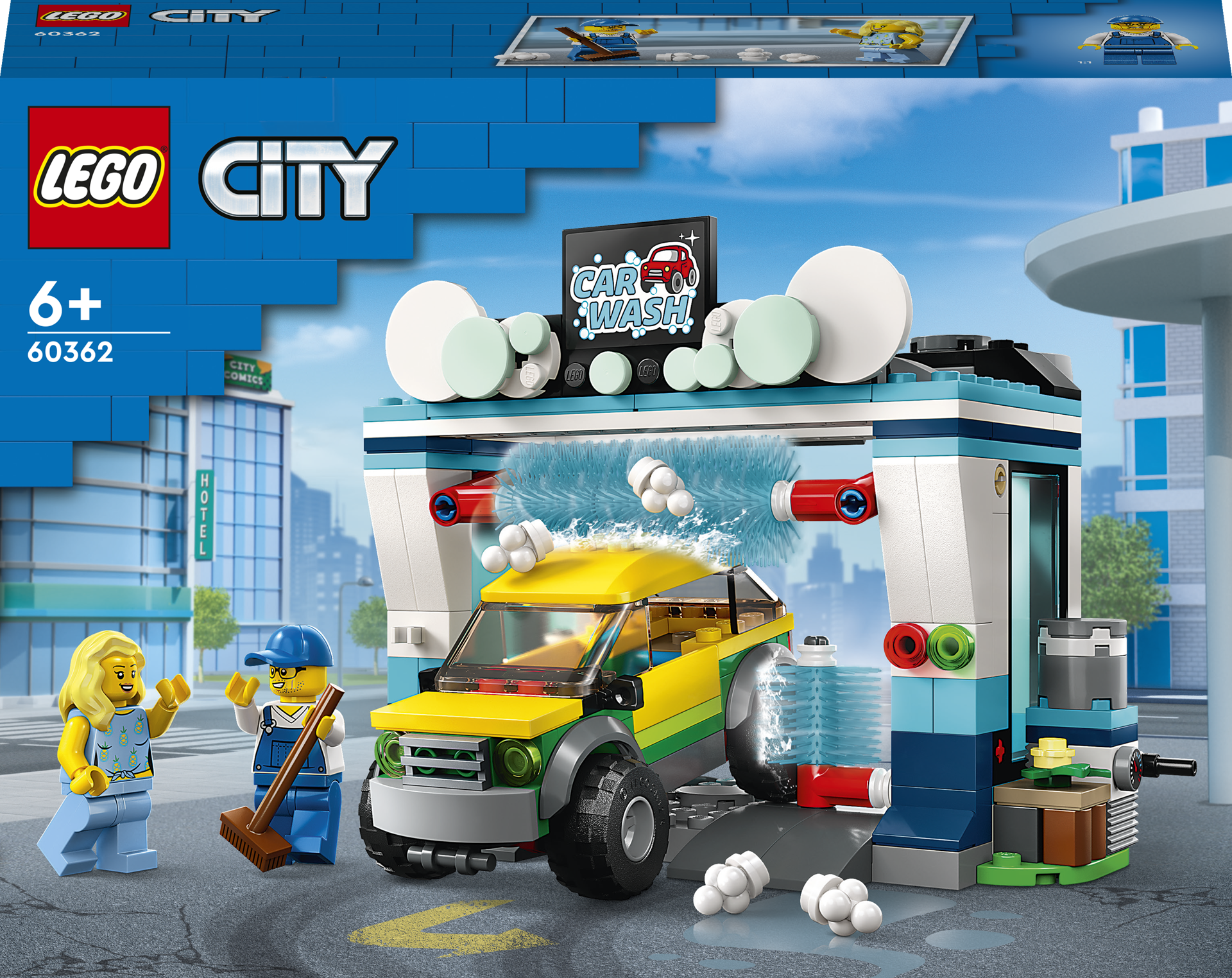 LEGO® City - Spalatorie de masini 60362, 243 piese