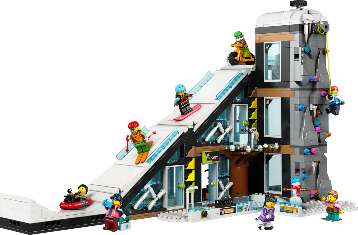 LEGO® City - Centru de schi si escalada 60366, 1045 piese