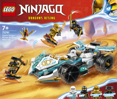 LEGO® Ninjago - Masina de curse Spinjitzu a lui Zane cu puterea dragonului 71791, 307 piese