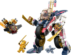 LEGO® Ninjago - Motocicleta de viteza robot transformator a Sorei 71792, 384 piese