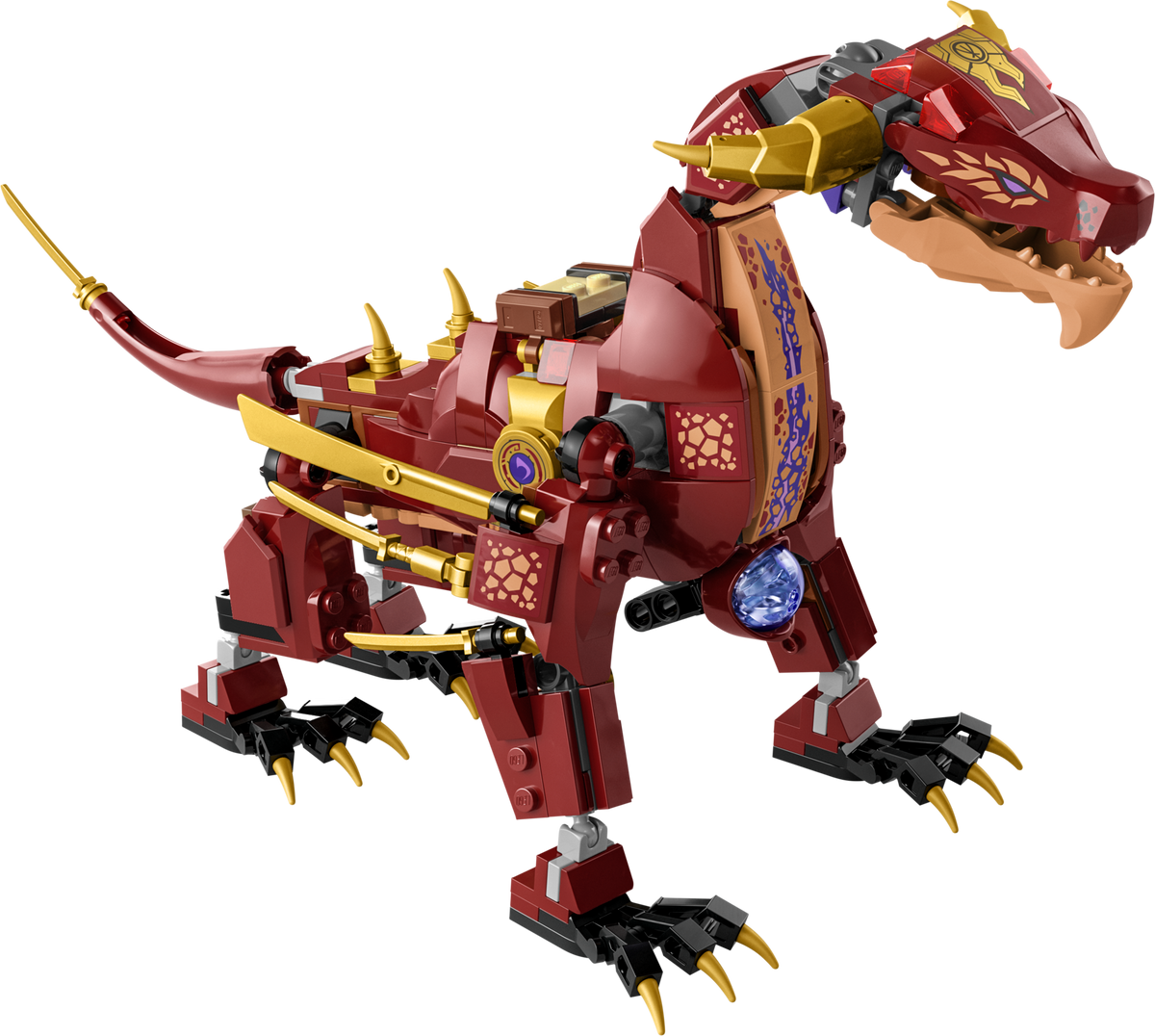 LEGO® Ninjago - Dragonul de lava transformator cu val de caldura 71793, 479 piese