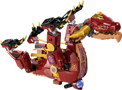 LEGO® Ninjago - Dragonul de lava transformator cu val de caldura 71793, 479 piese