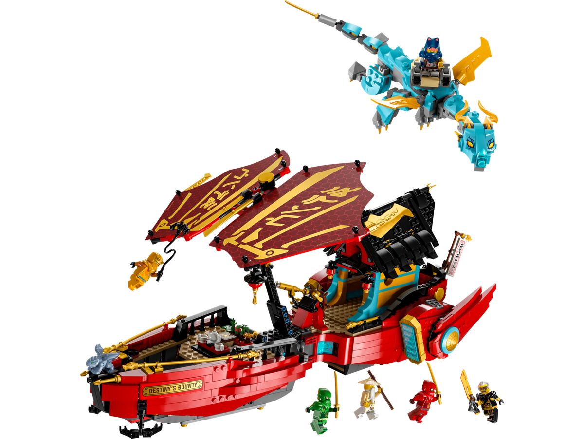 LEGO® Ninjago - Destiny's Bounty - Cursa contra timp 71797, 1739 piese