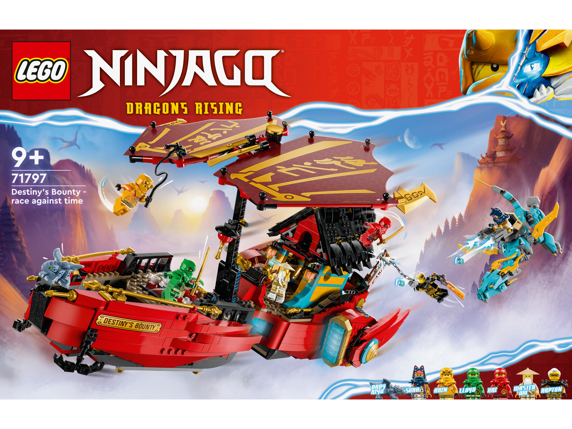 LEGO® Ninjago - Destiny's Bounty - Cursa contra timp 71797, 1739 piese