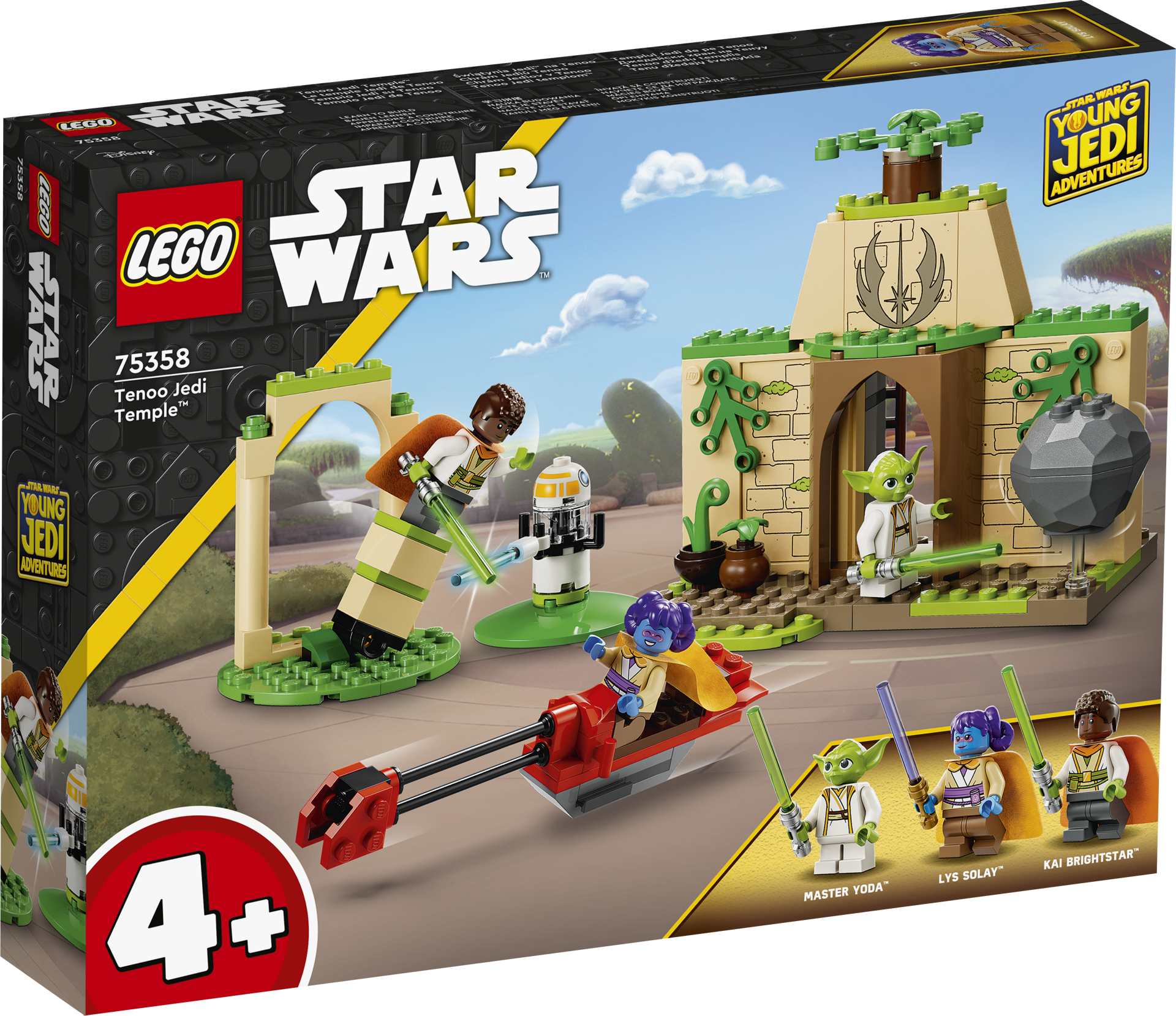 LEGO® Star Wars™ - Templul Jedi de pe Tenoo 75358, 124 piese