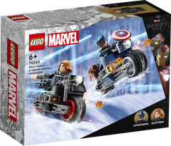 LEGO Marvel, Motocicletele lui Black Widow si Captain America, 76260