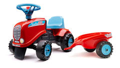 Tractor GO! cu remorca pentru copii, rosu, FK  200B