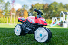 Motocicleta copii Street Champion cu roti silentioase, rosu, Falk 440S