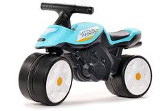Motocicleta copii Street Champion cu roti silentioase, albastru, Falk 441S