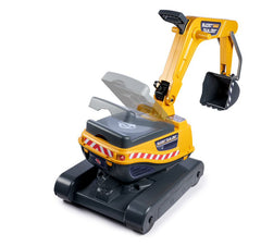 Excavator de jucarie Super Builder, cu cupa, remorca cu accesorii, FK 140A