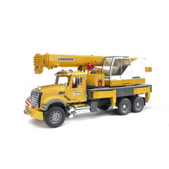 Camion MACK Granite cu macara Liebherr - Bruder 2818