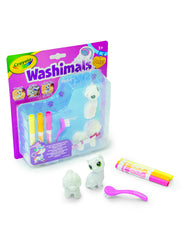 Washimals set 2 bucati animalute de colorat lavabile, Crayola 74-7512