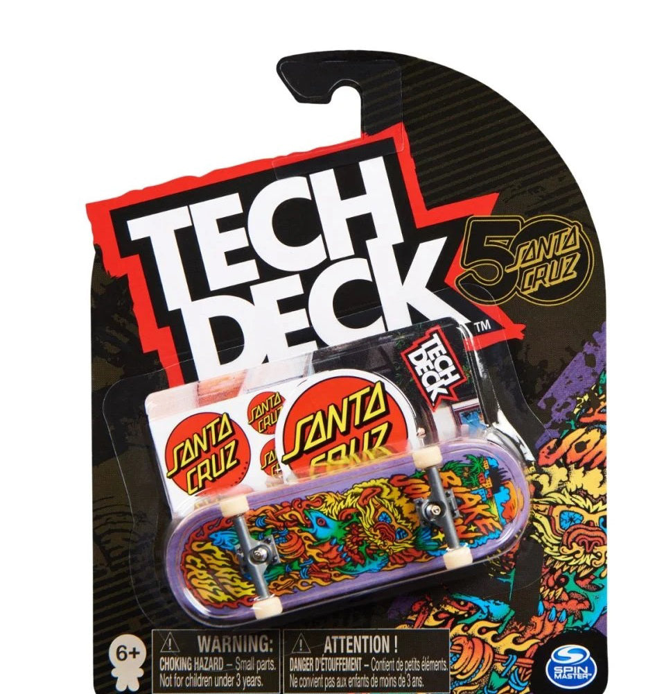 Mini placa skateboard Tech Deck, Santa Cruz, SPM 20141228