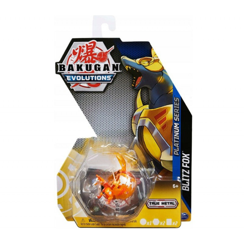 Figurina Bakugan Evolution metalica, Blitz Fox, SPM 20135590