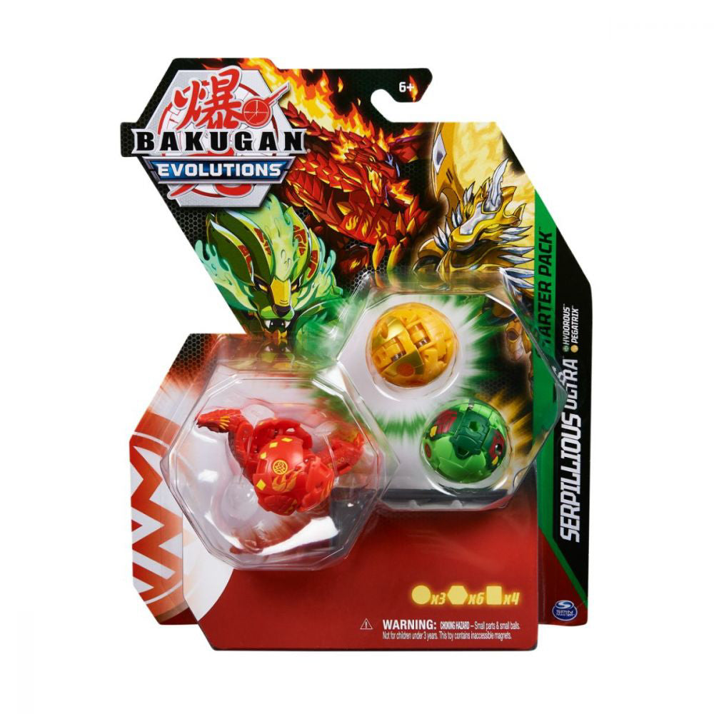 Figurina Bakugan Evolutions, Starter pack, Serpillious Ultra, 20135109