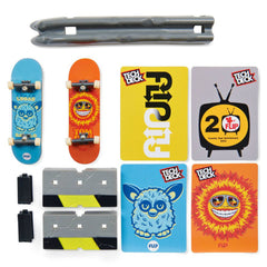 Pachet Tech Deck 2 mini placi cu obstacol, Flip, SPM 20139398