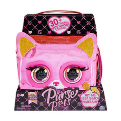 Geanta interactiva metalizata, Magic Purse Pets, Roz, 20139590